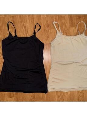 Maidenform set of 2 Women's Shapewear tank tops sz 2XL smoothing adjustable